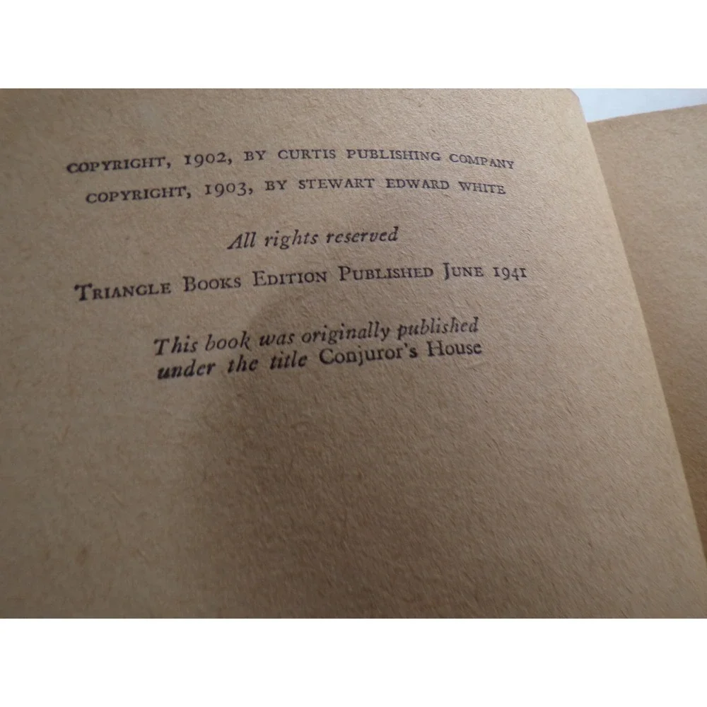 Triangle Books vintage 1941